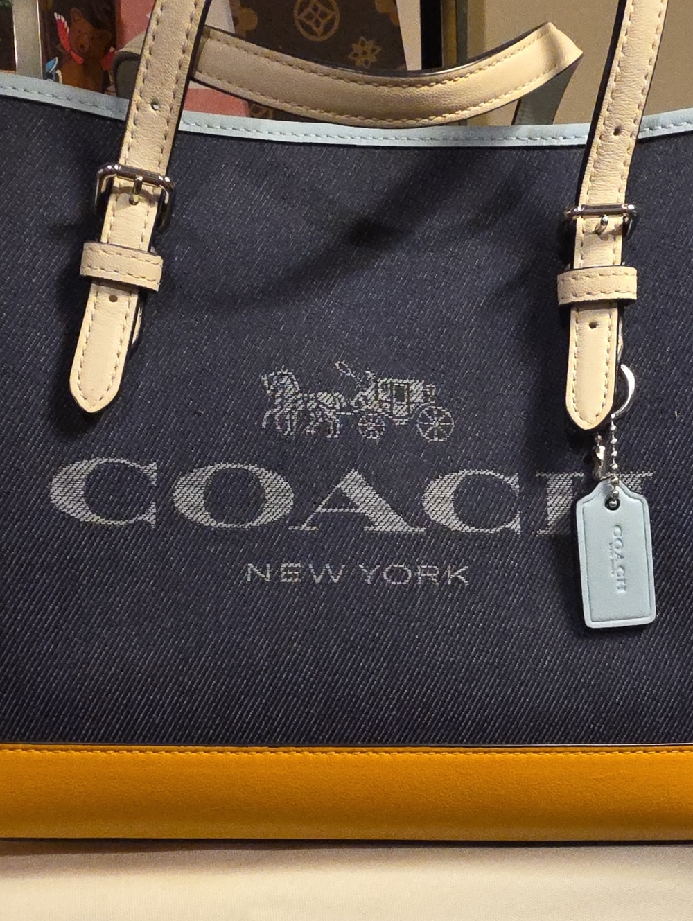 Coach Denium Mollie Tote 25 - Picture 13 of 14